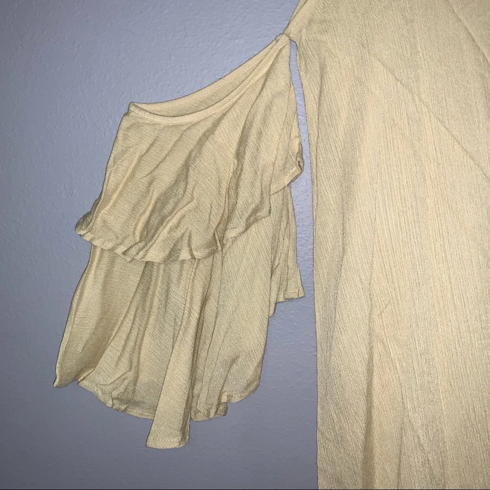 She and Sky Cold Shoulder Layered Sleeve Dress - Picture 4 of 8